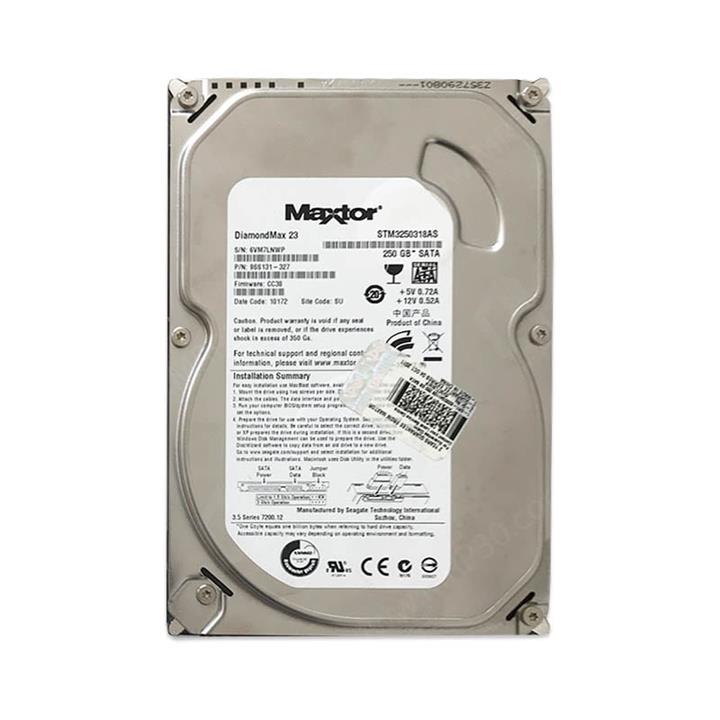 هارد دیسک مکستور Maxtor DiamondMax 250GB Stock